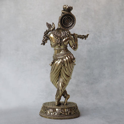 Krishna Playing Flute by Satgurus