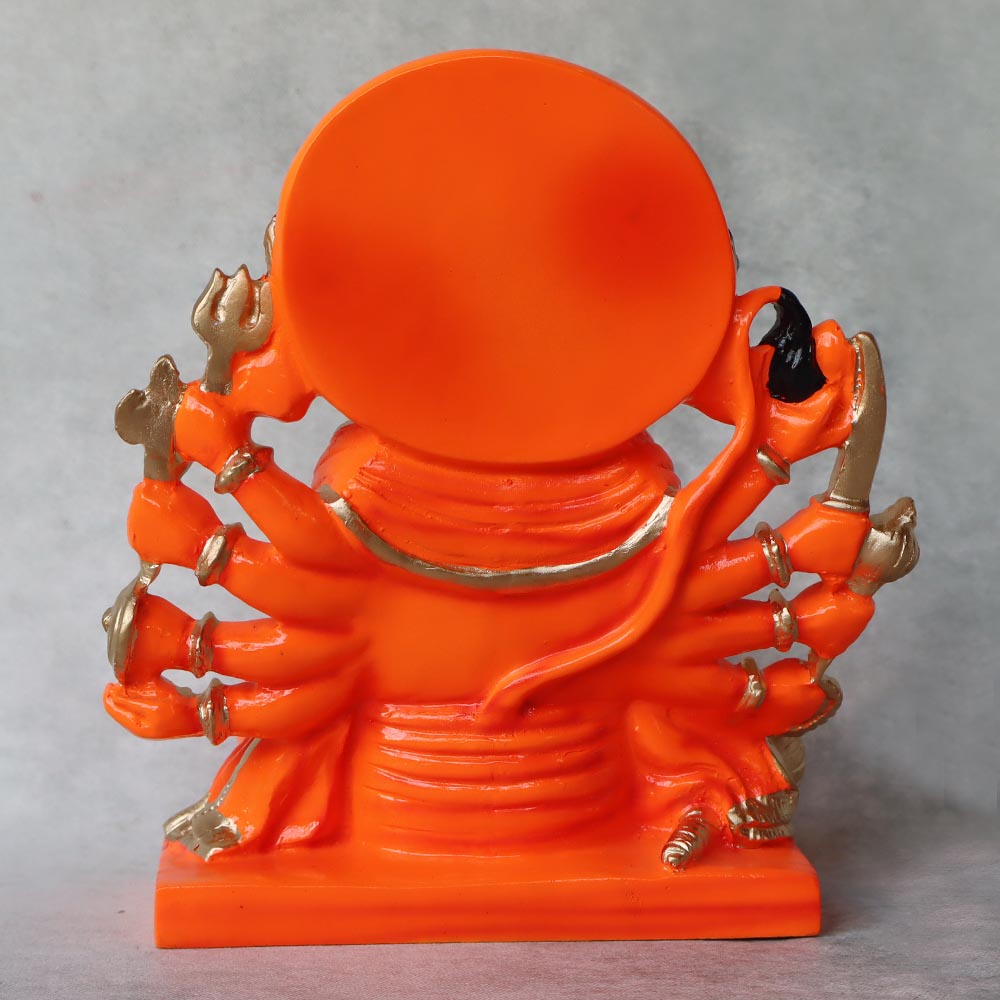 Panchmukhi Hanuman In Orange Finish by Satgurus