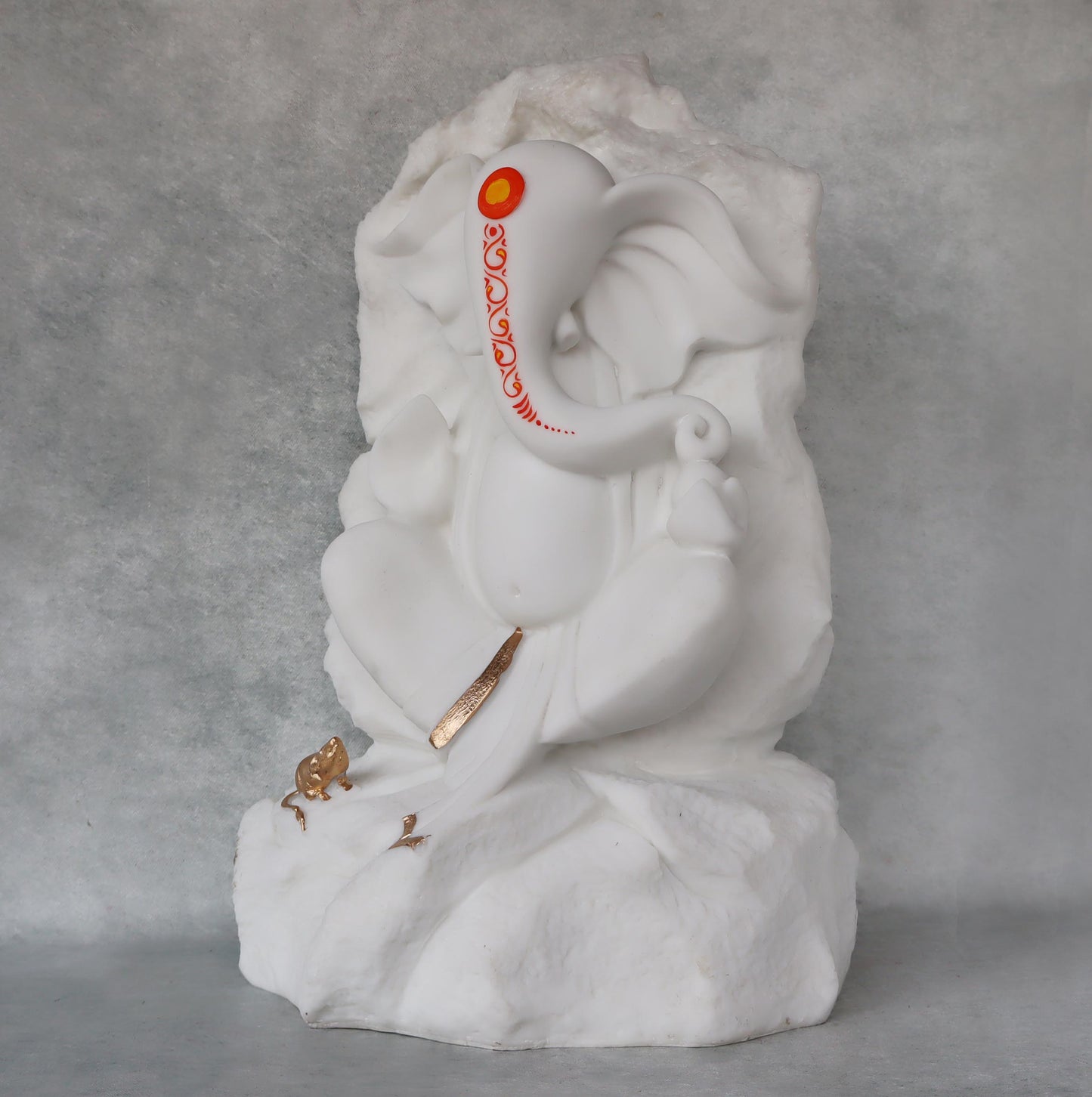 Ganesha On Stone by Satgurus