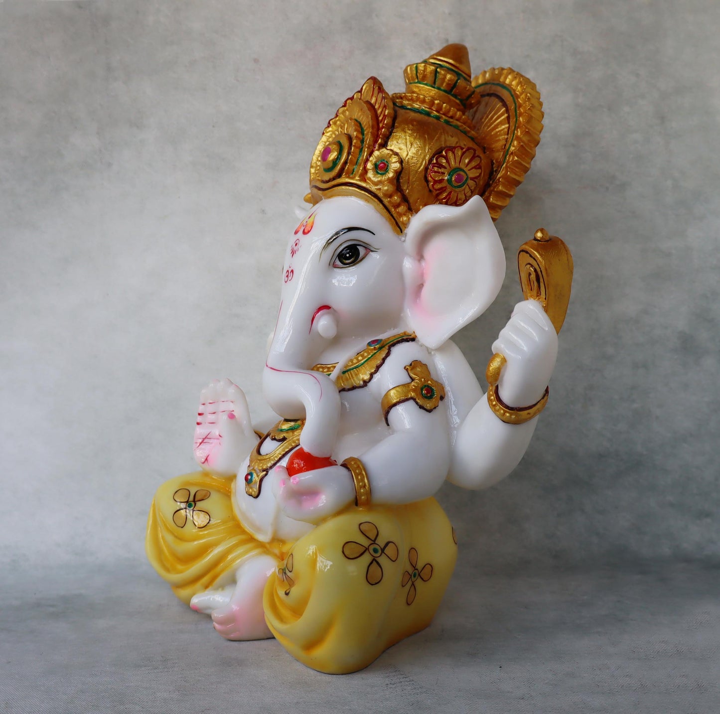 Crown Ganesha Idol Pastel Series by Satgurus