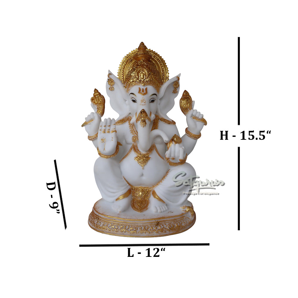 Sitting Ganesha by Satgurus