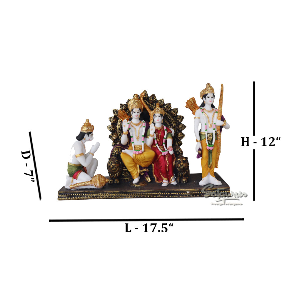 Lord Ram Darbar Idol by Satgurus