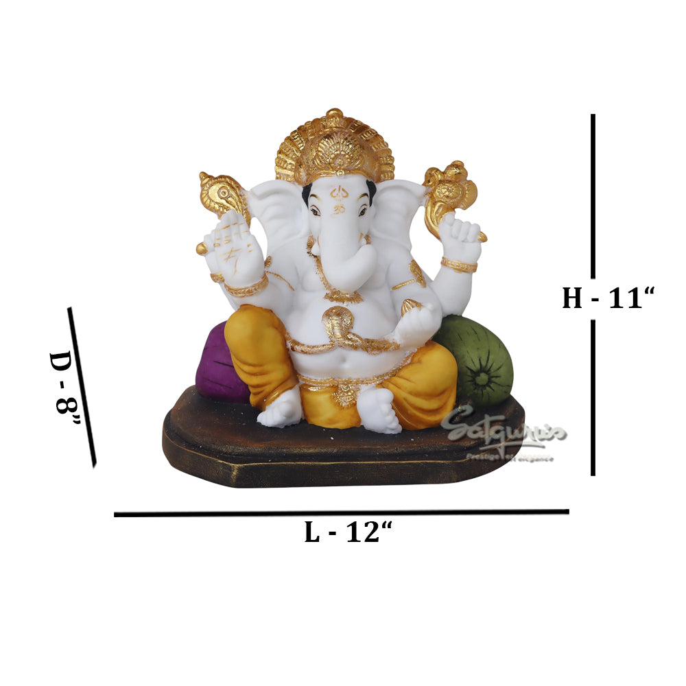 Lord Ganesha Relaxing by Satgurus