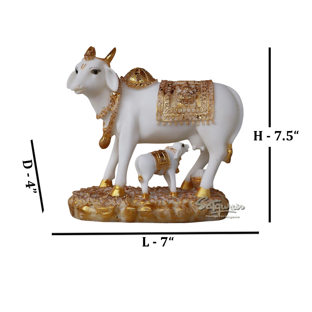 Kamdhenu Cow And Calf by Satgurus