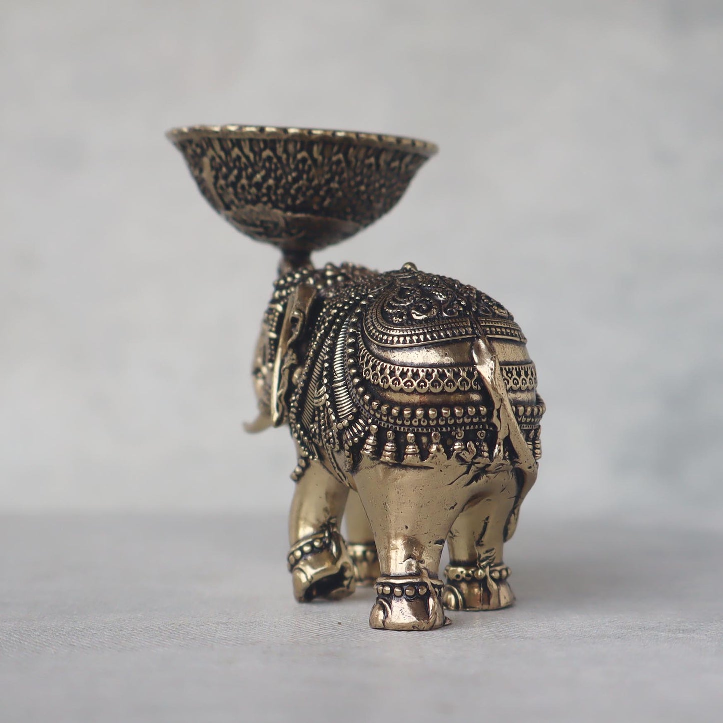 Ashtadhatu Diya Elephant by Satgurus