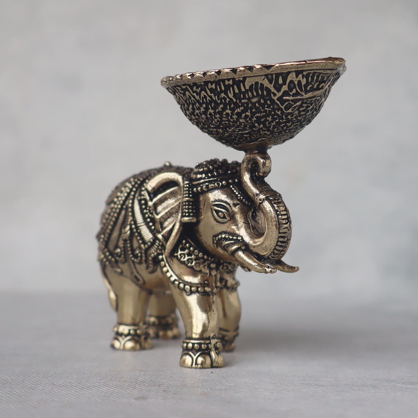 Ashtadhatu Diya Elephant by Satgurus