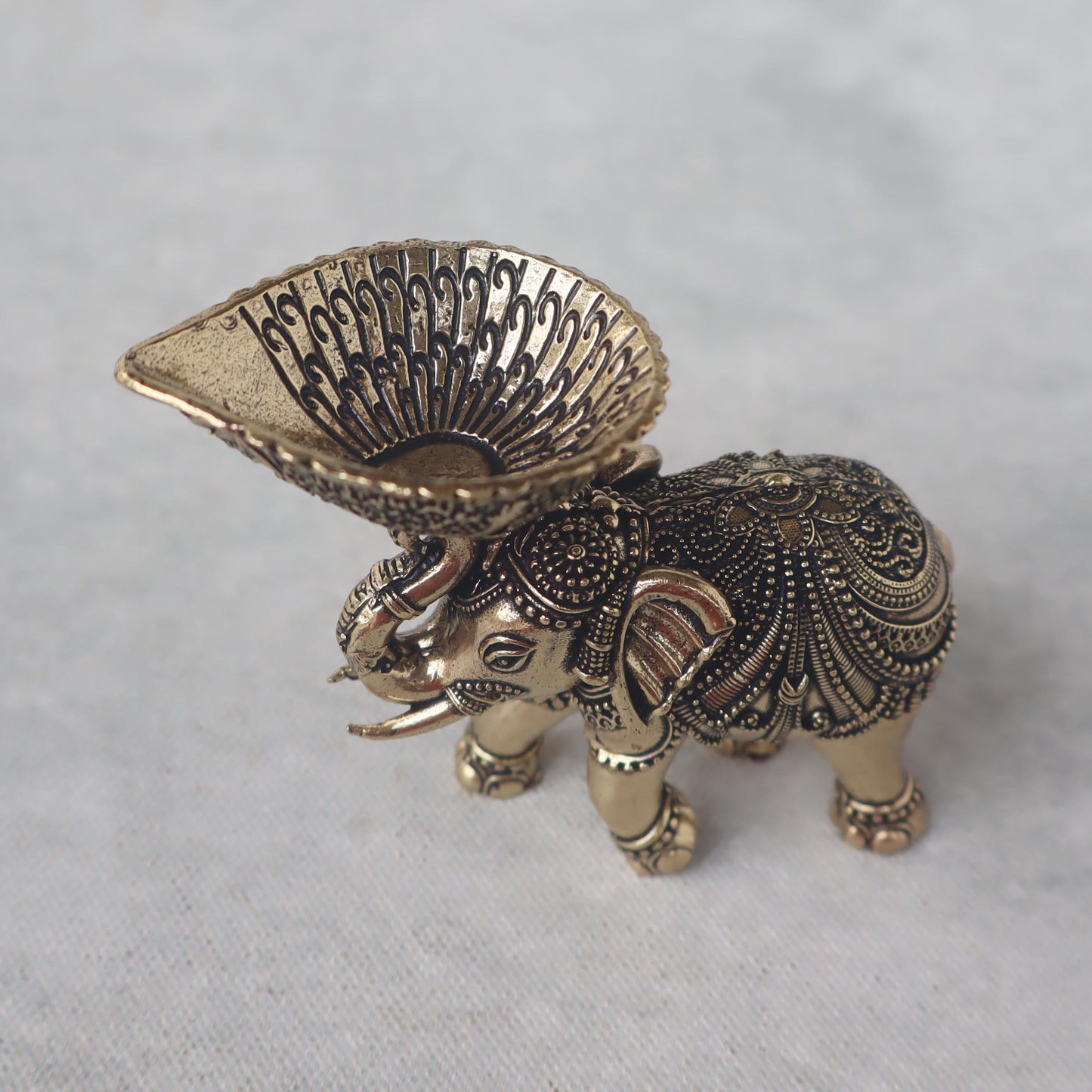 Ashtadhatu Diya Elephant by Satgurus