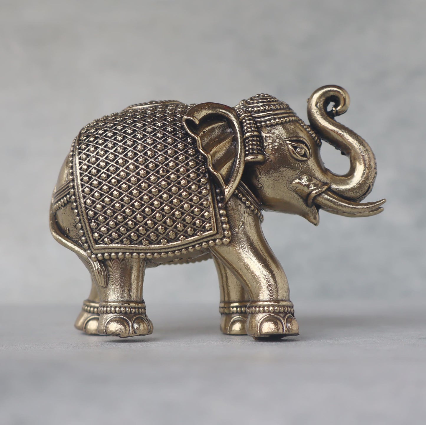Ashtadhatu Elephant Showpiece by Satgurus