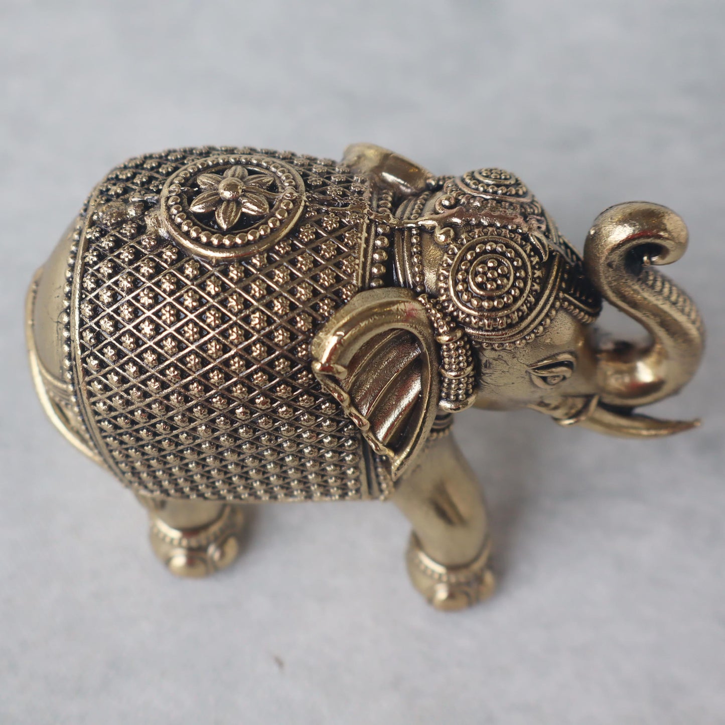 Ashtadhatu Elephant Showpiece by Satgurus