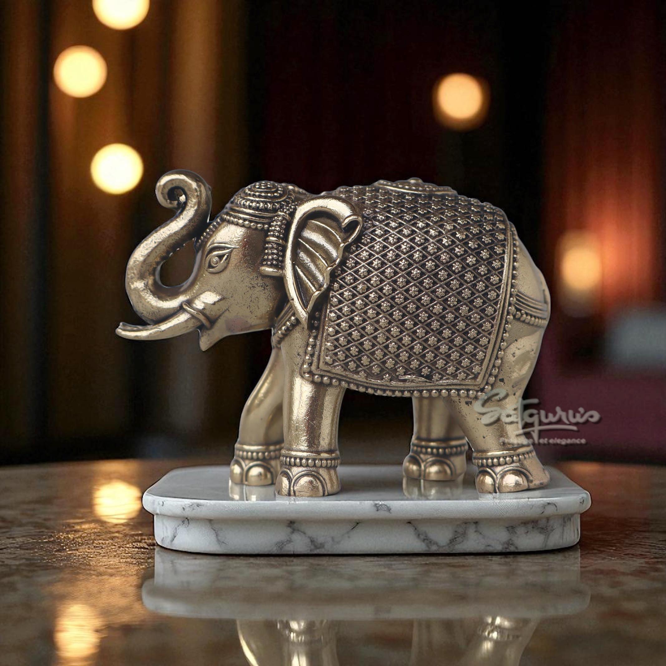 あちゃこ Buy Ashtadhatu Elephant Showpiece by Satgurus Online – Satguru's