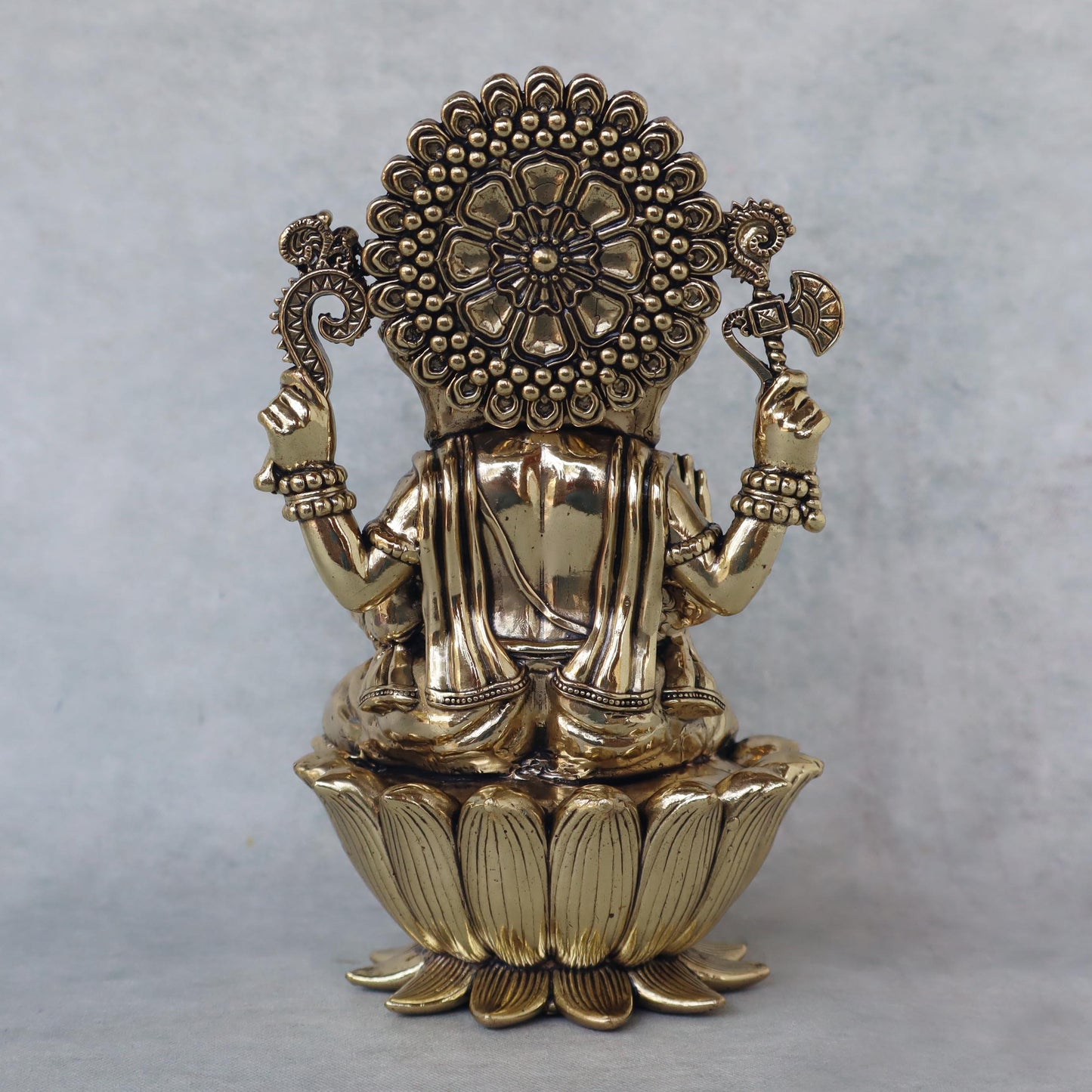 Ganeshji Seated On Lotus by Satgurus