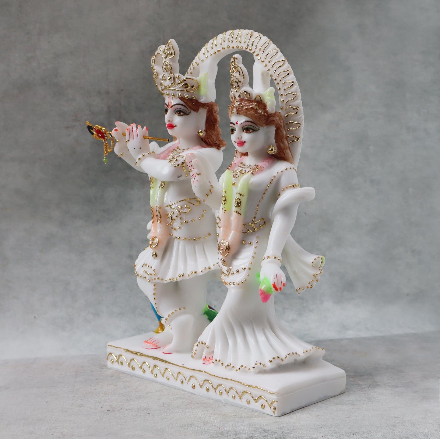 Radha Krishna with Peacock by Satgurus