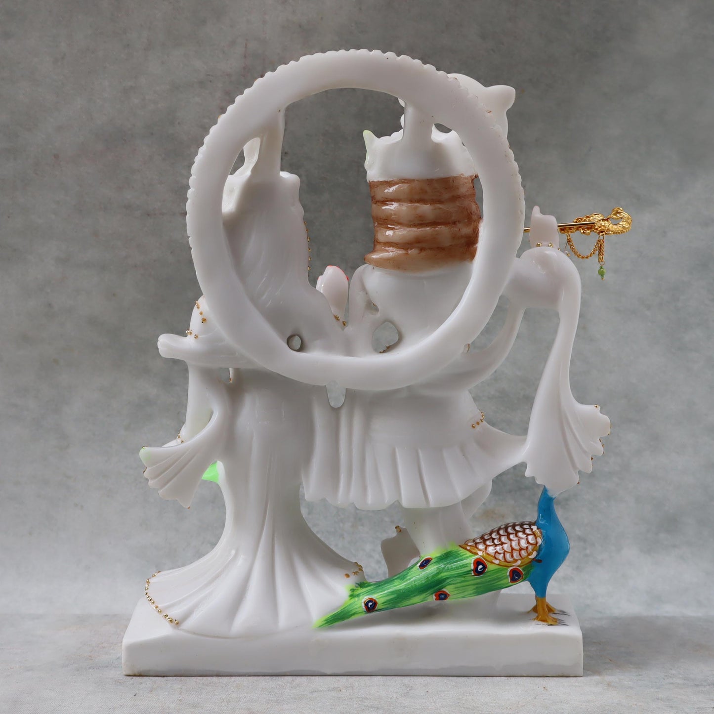 Radha Krishna with Peacock by Satgurus