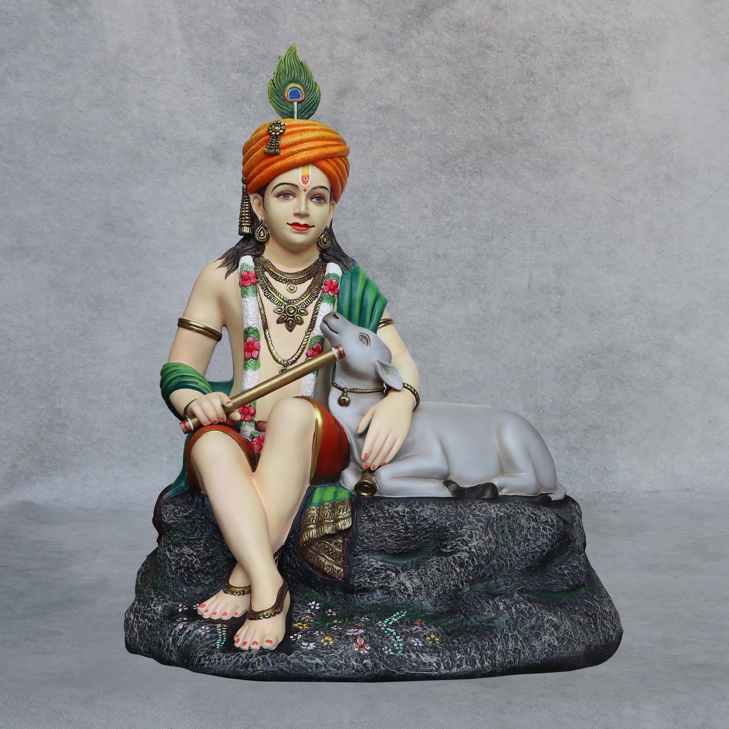 Shri Krishna with Cow by Satgurus