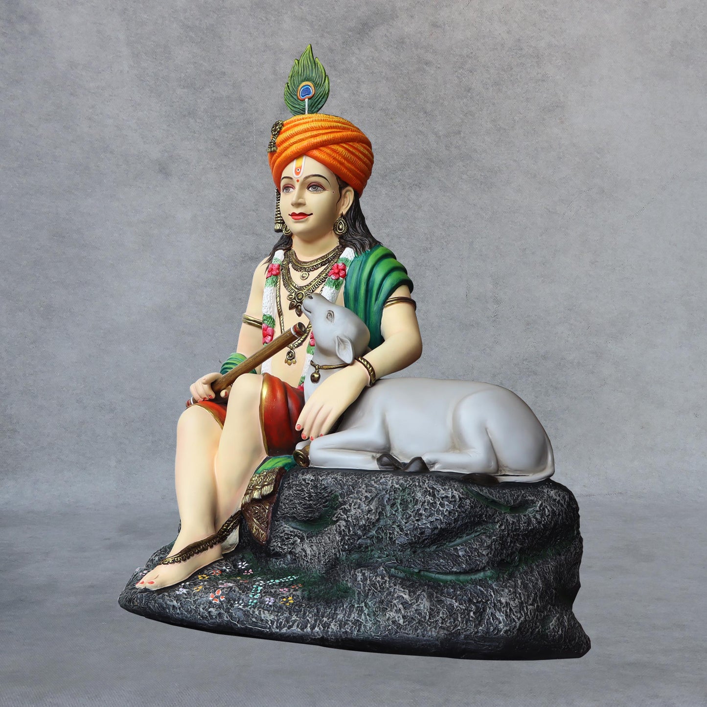 Shri Krishna with Cow by Satgurus