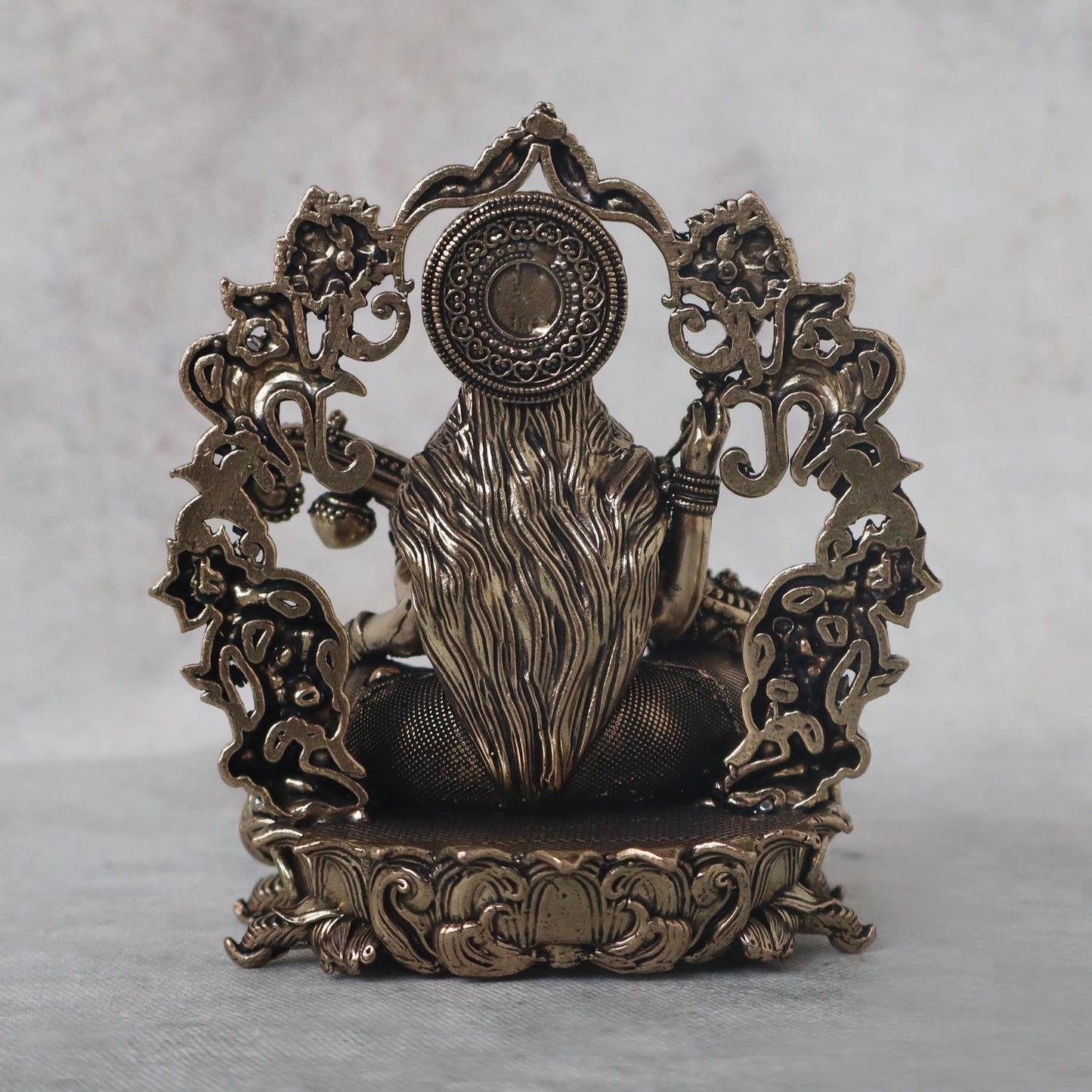 Mini Singhasan Saraswati Idol by Satgurus