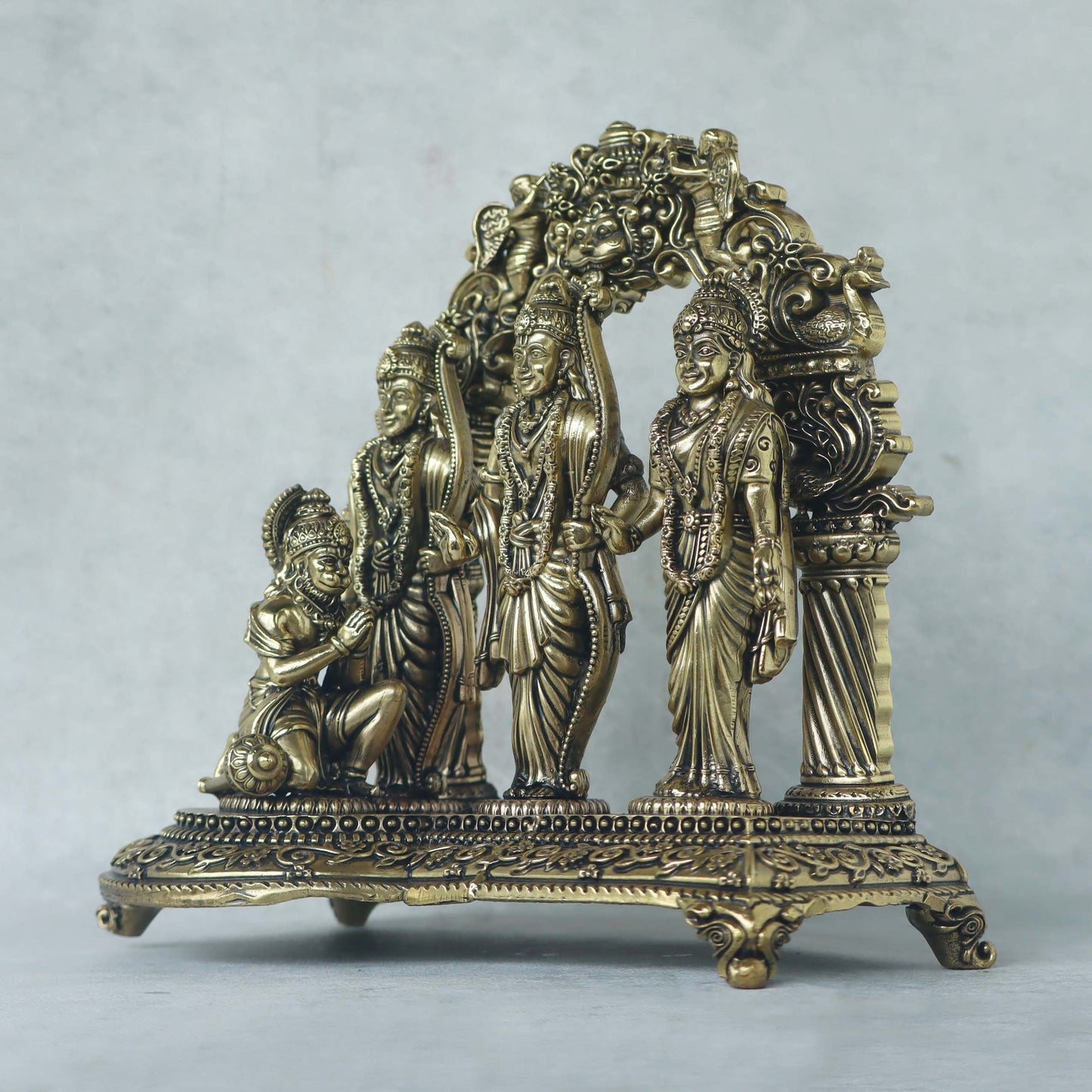Ashtadhatu Ram Darbar In Brass Finish by Satgurus