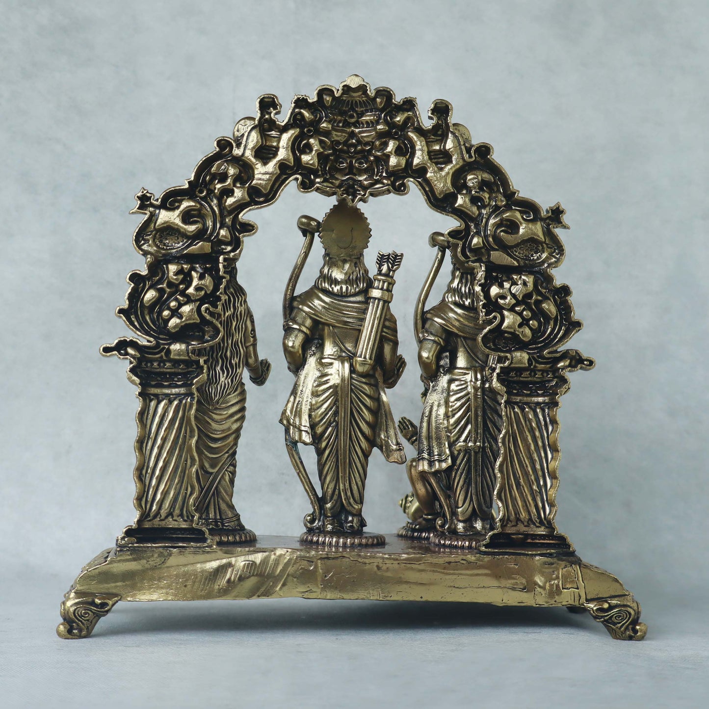 Ashtadhatu Ram Darbar In Brass Finish by Satgurus