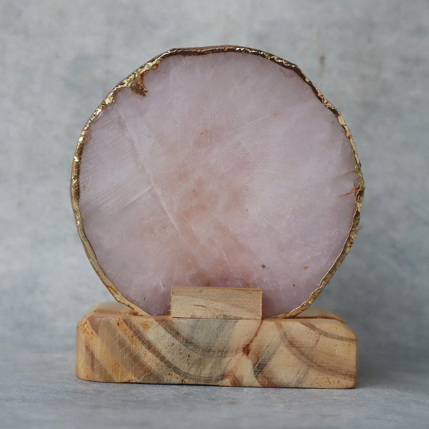Durga Carving On Rose Quartz Stone by Satgurus