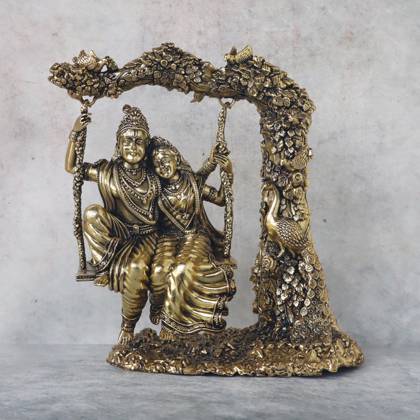 Radha Krishna On Jhula by Satgurus