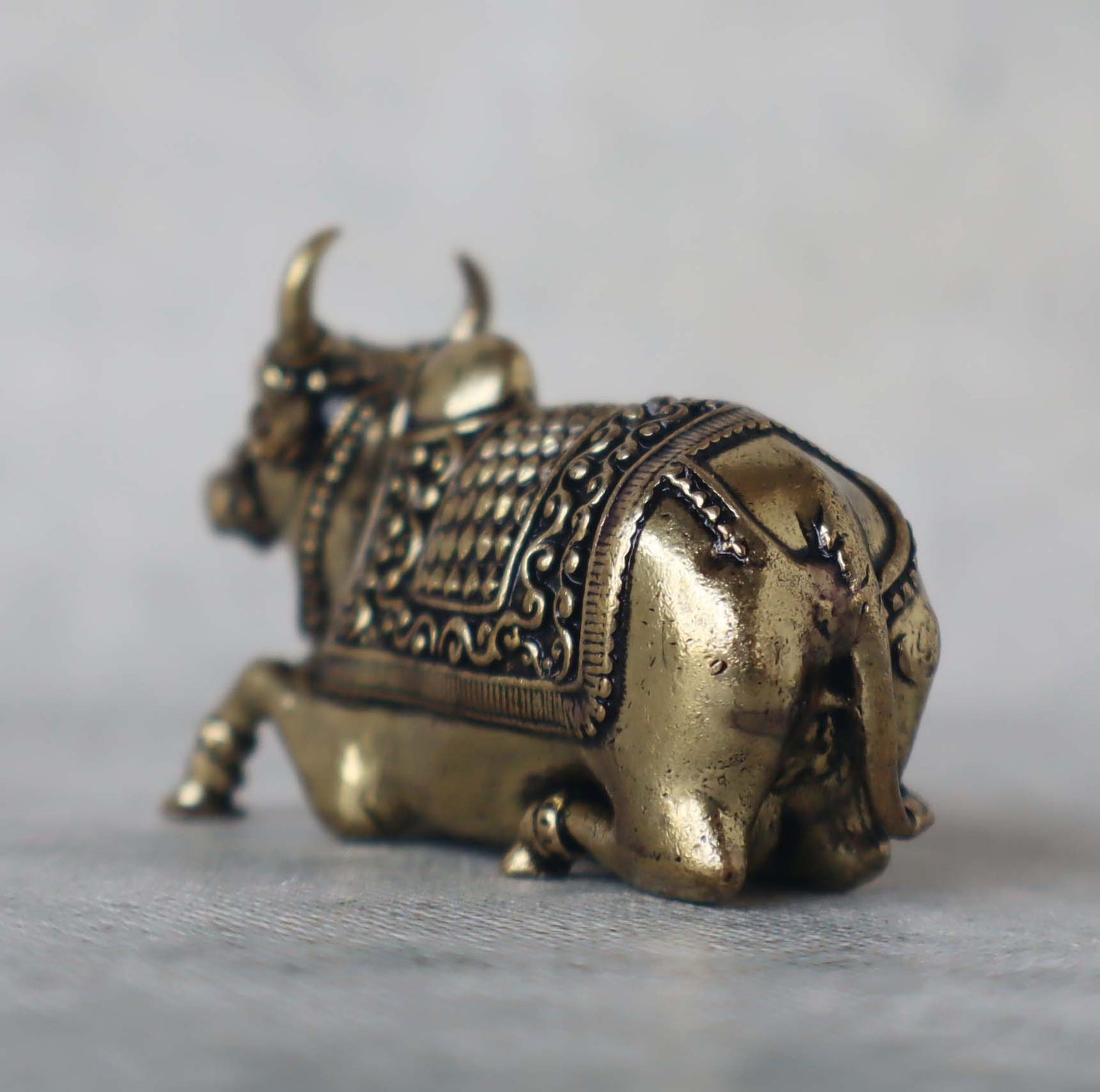 Ashtadhatu Nandi Sitting by Satgurus
