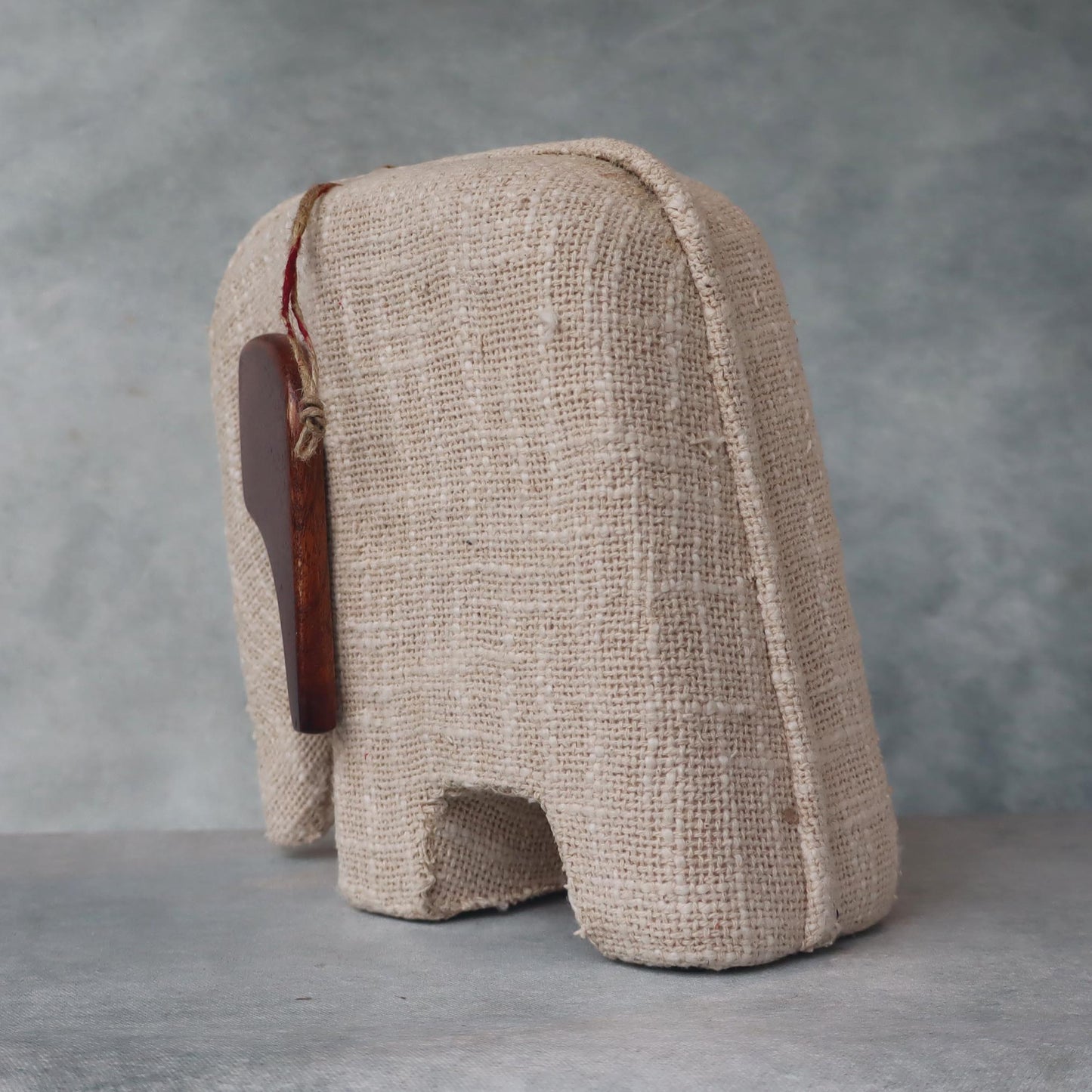 Elephant With Fabric & Wooden Finish #2 by Satgurus