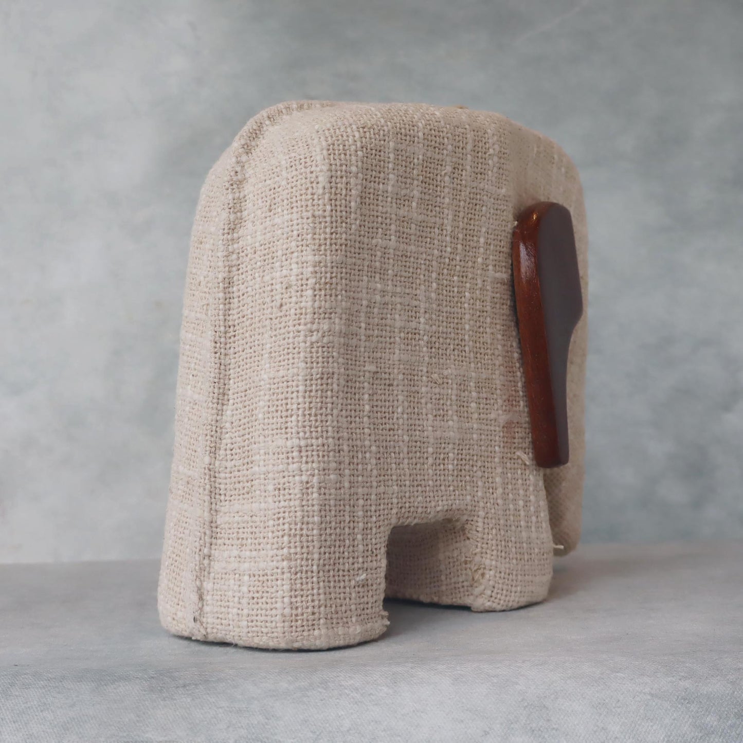 Elephant With Fabric & Wooden Finish #2 by Satgurus