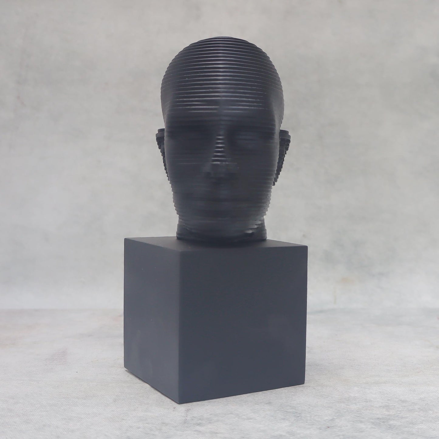 3D Dimensional Man Sculpture / Black by Satgurus
