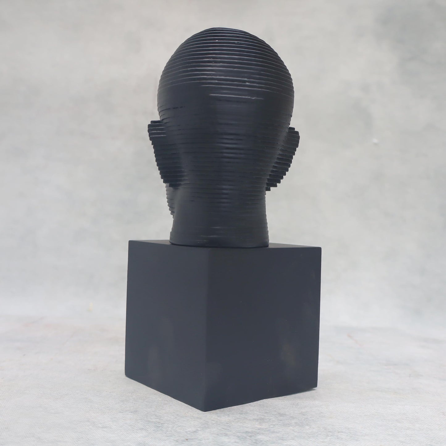 3D Dimensional Man Sculpture / Black by Satgurus