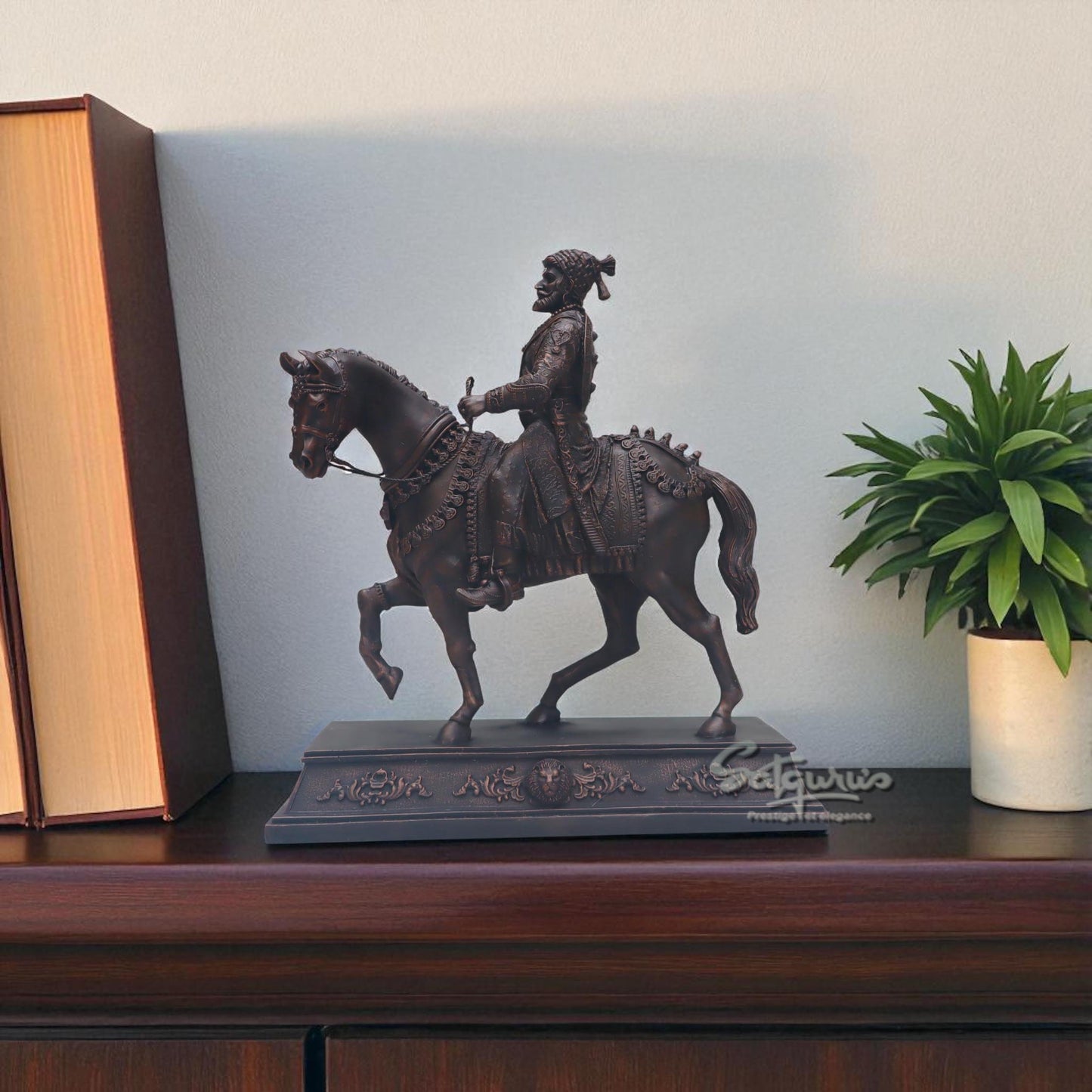Shivaji Maharaj On Horse by Satgurus