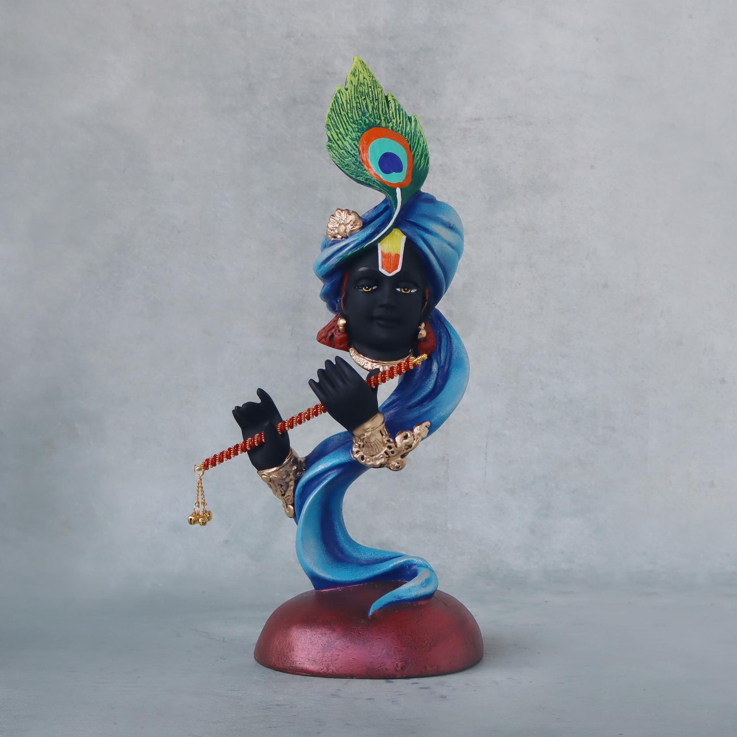 Krishna On Oval Base by Satgurus