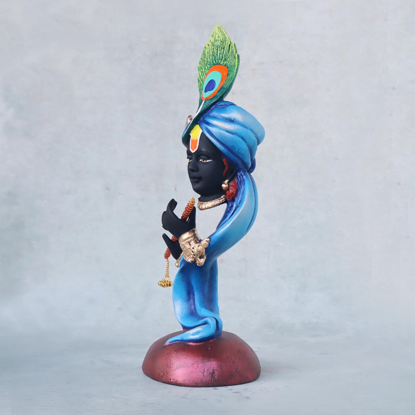 Krishna On Oval Base by Satgurus