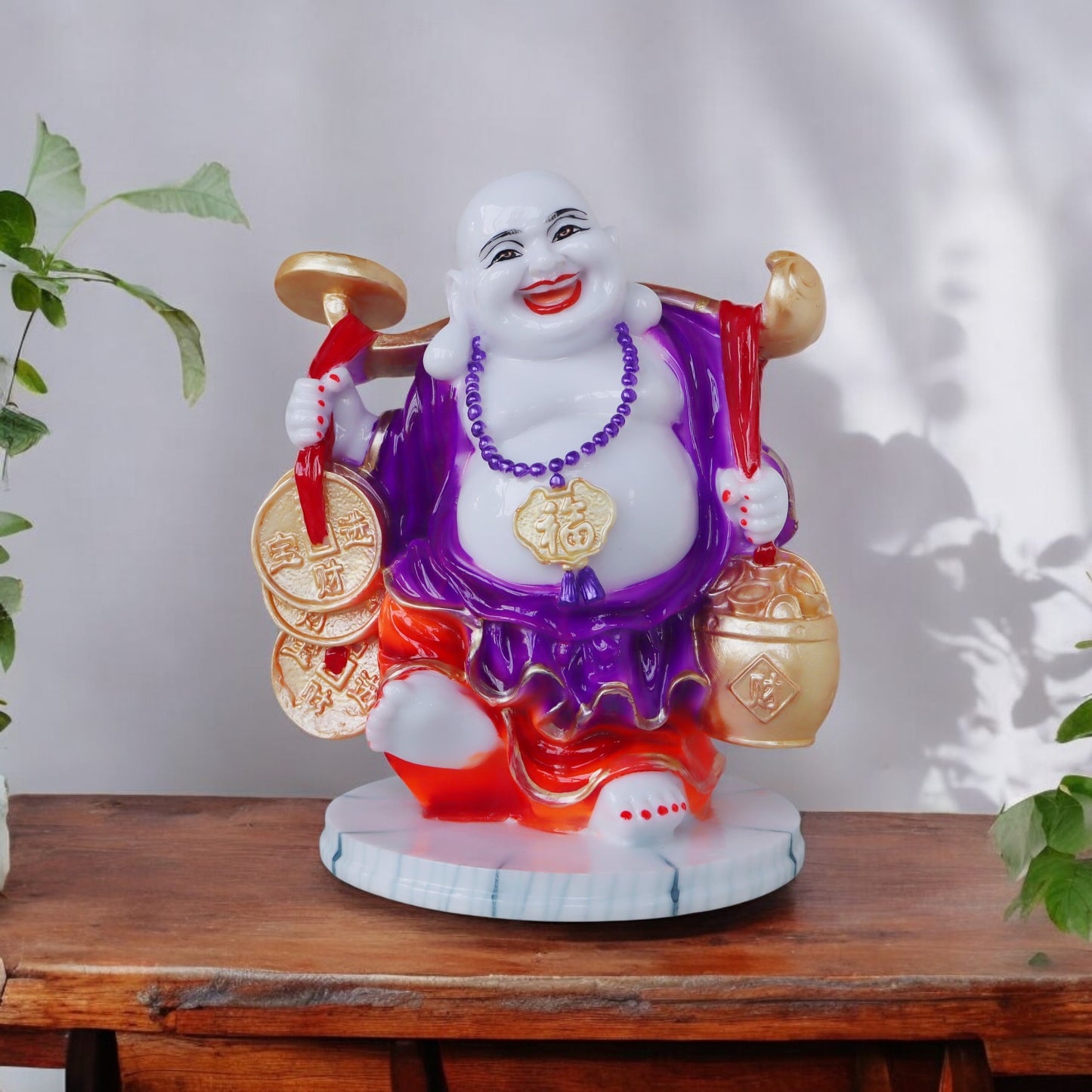 Laughing Buddha With Coin Basket by Satgurus