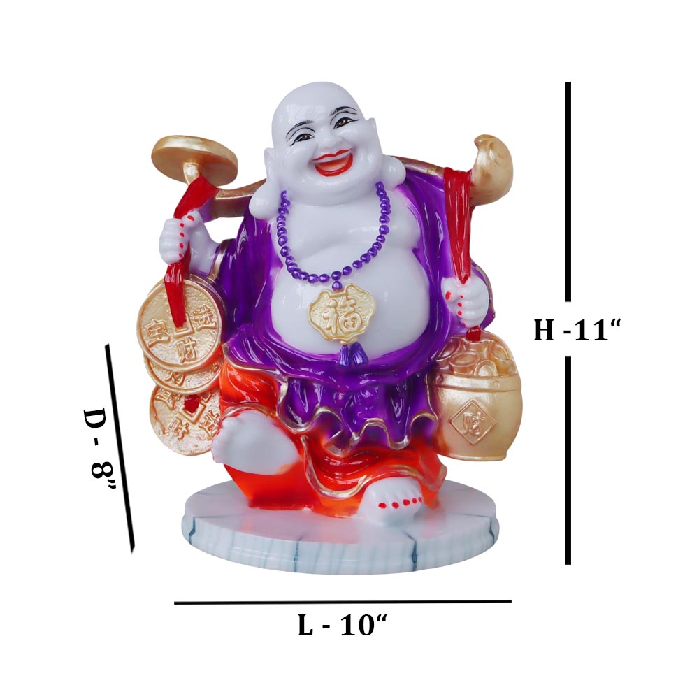Laughing Buddha With Coin Basket by Satgurus