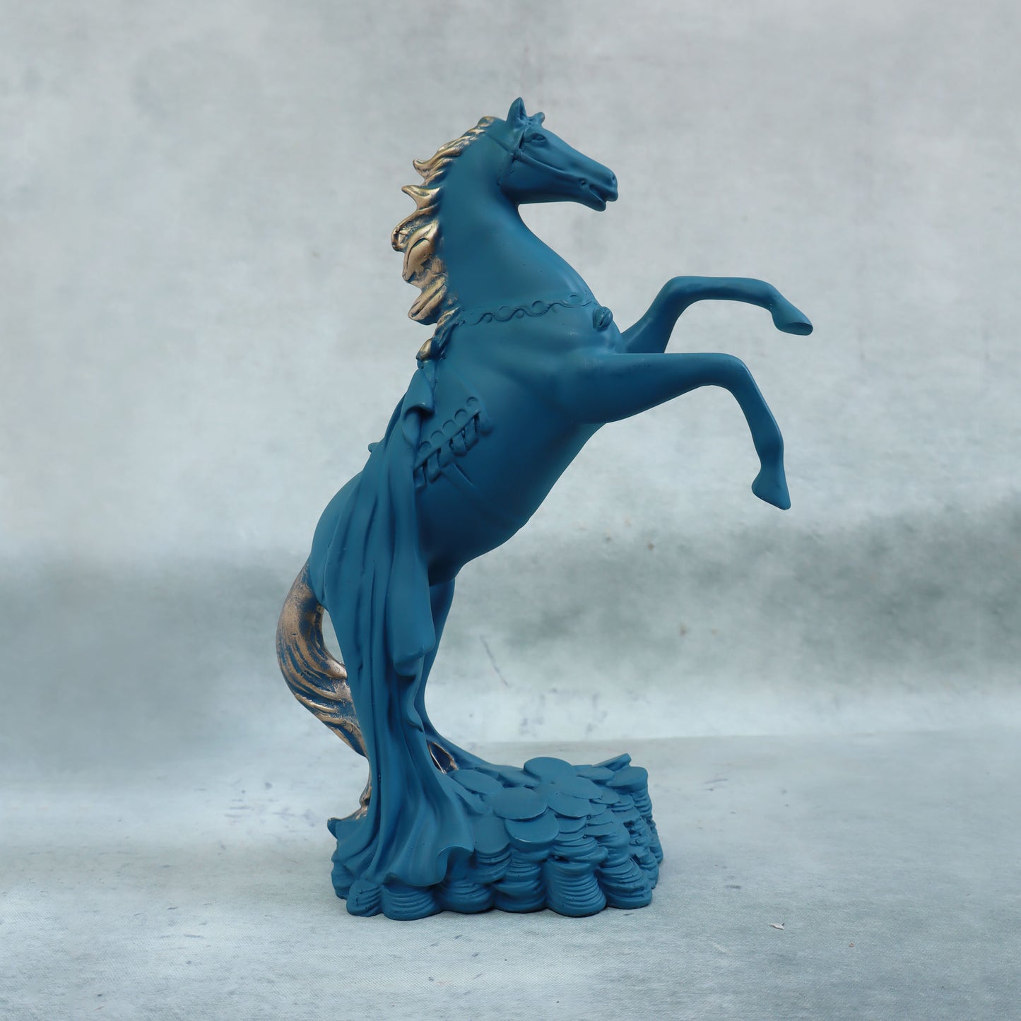 Rearing Blue Horse by Satgurus