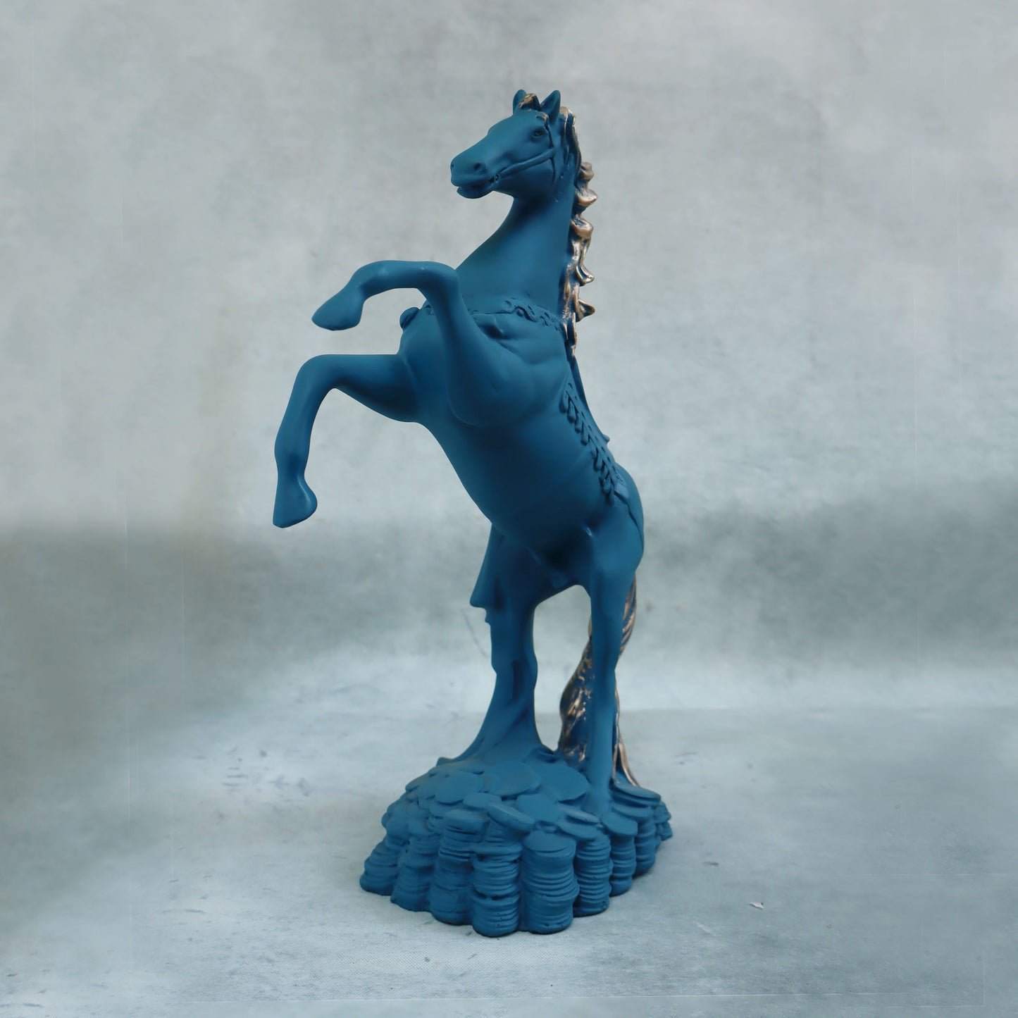 Rearing Blue Horse by Satgurus