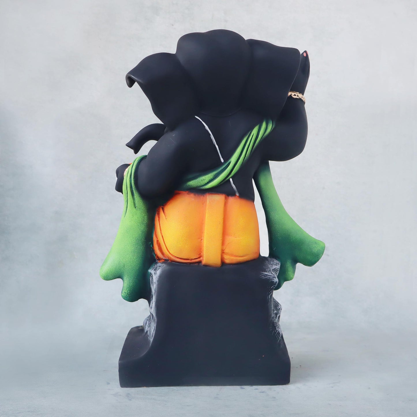 Dancing Ganesh Black & Orange by Satgurus