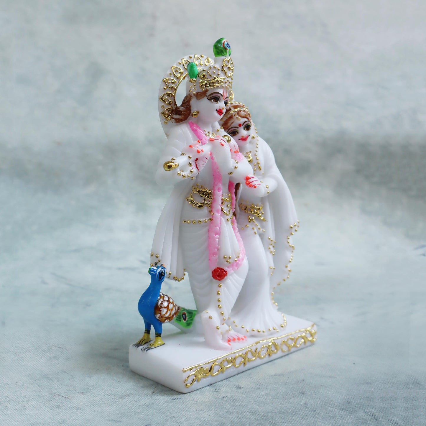 Radha Krishna Idol On Base by Satgurus