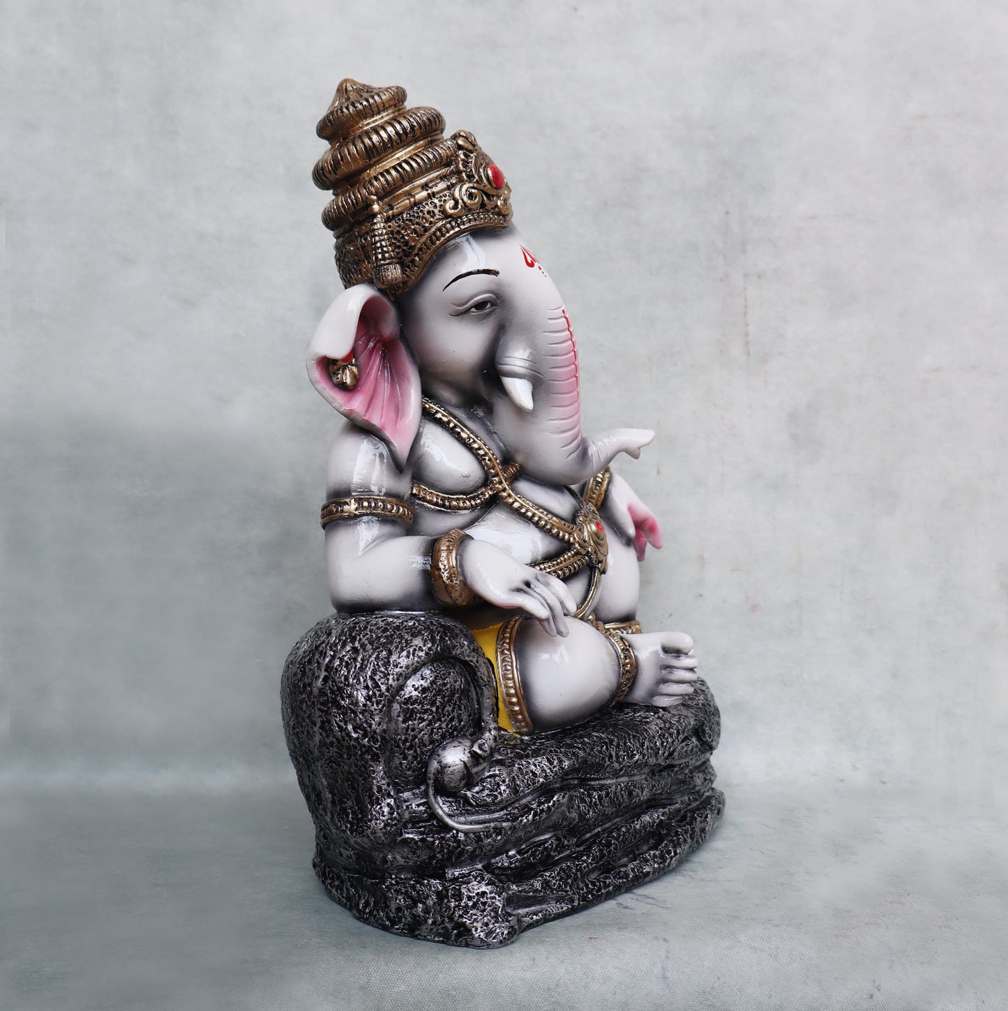 Resting Ganesha On Stone by Satgurus