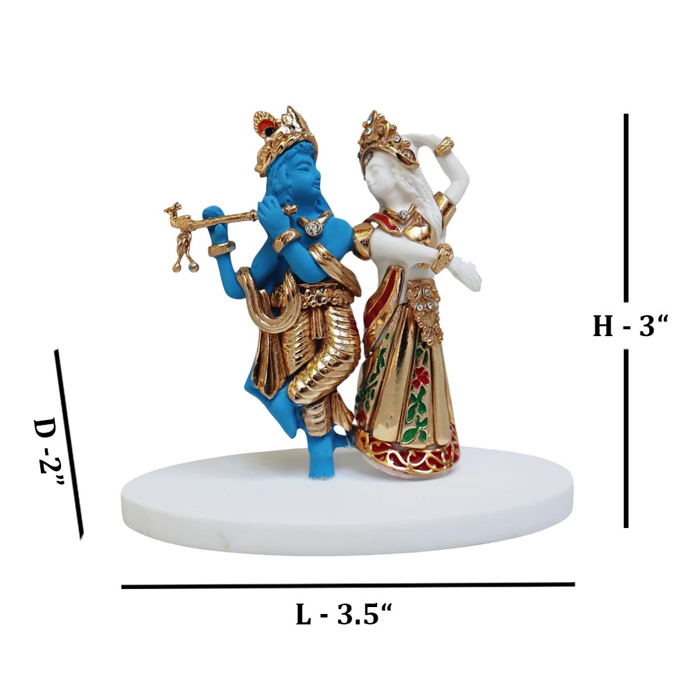Dancing Radha Krishna Idol by Satgurus