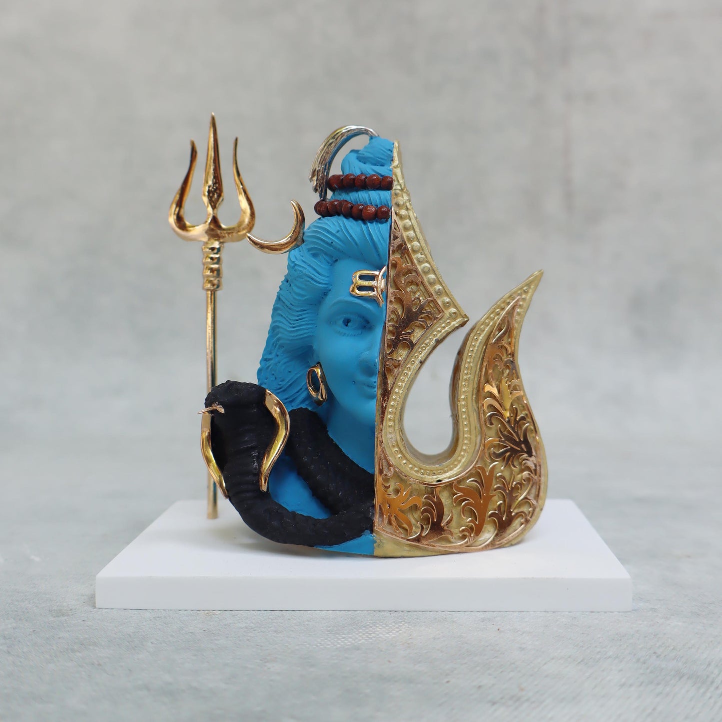 Shiva With Gold Plated by Satgurus