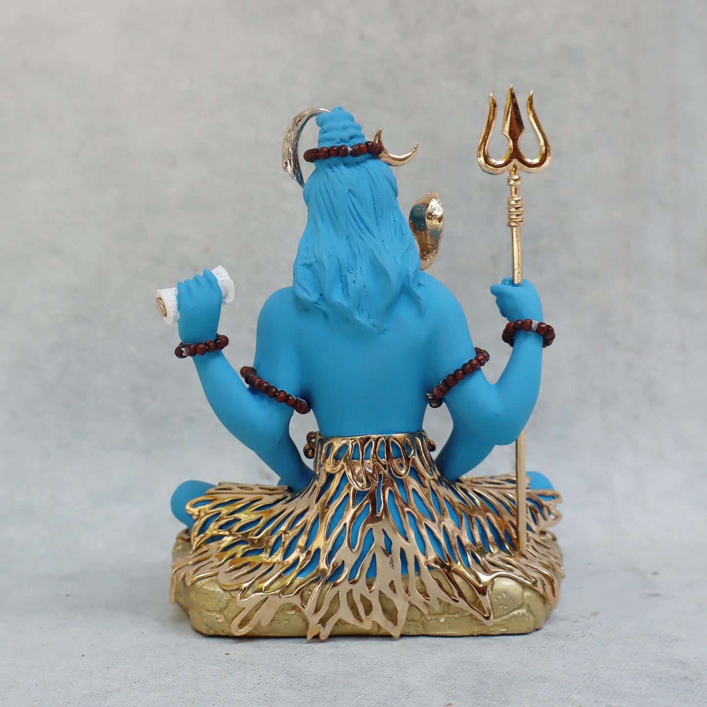 Shiva Idol In Blue Finish by Satgurus