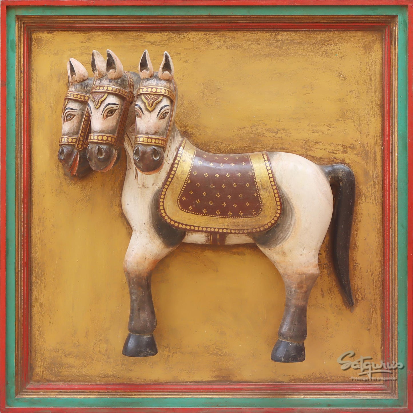 4 Horse Head Mural by Satgurus