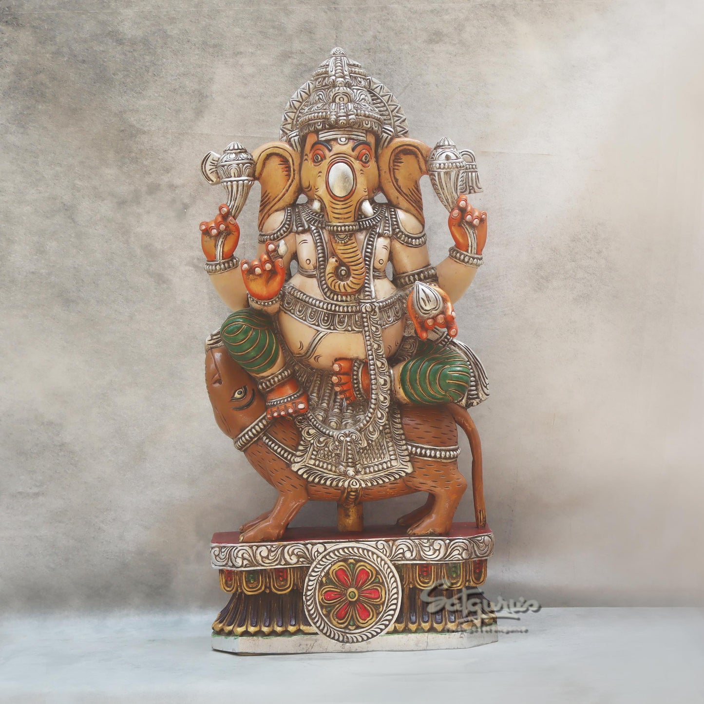 Abhaya Seated Ganesha by Satgurus