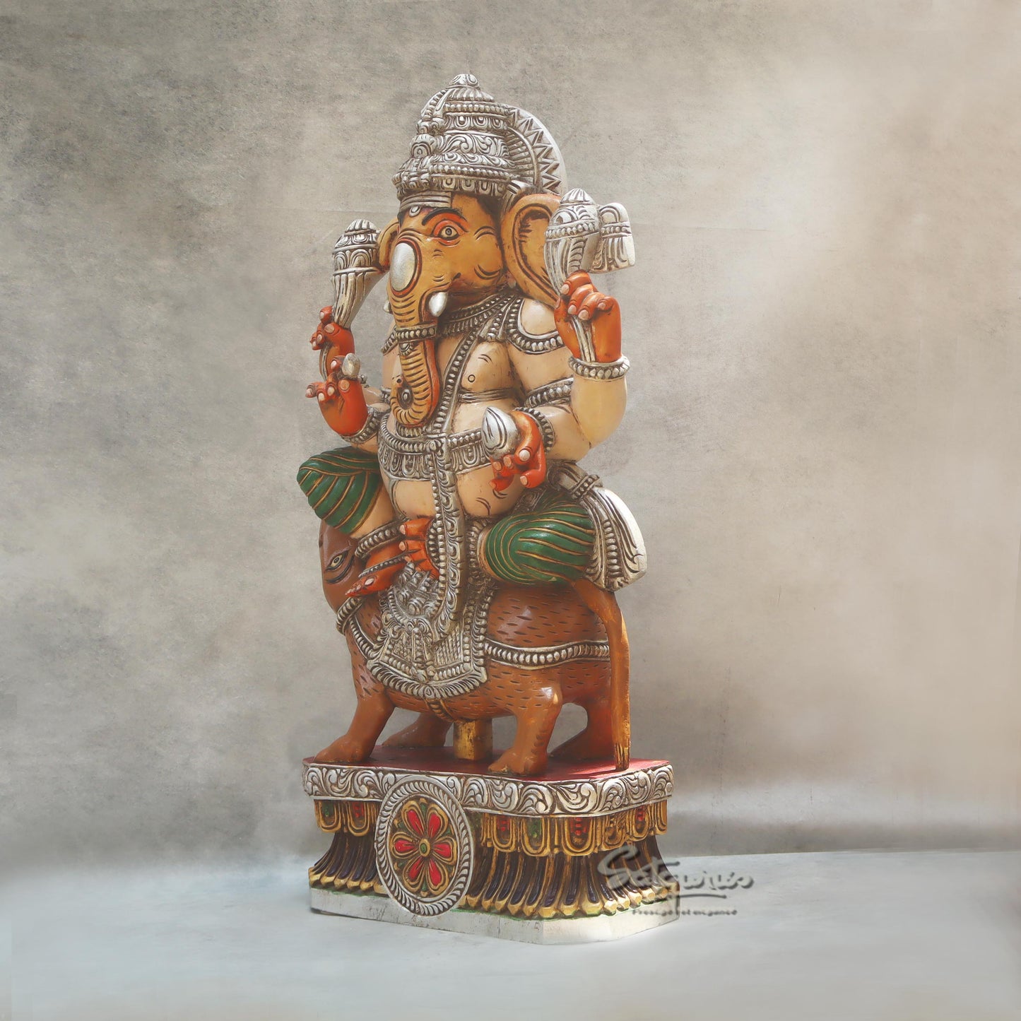 Abhaya Seated Ganesha by Satgurus