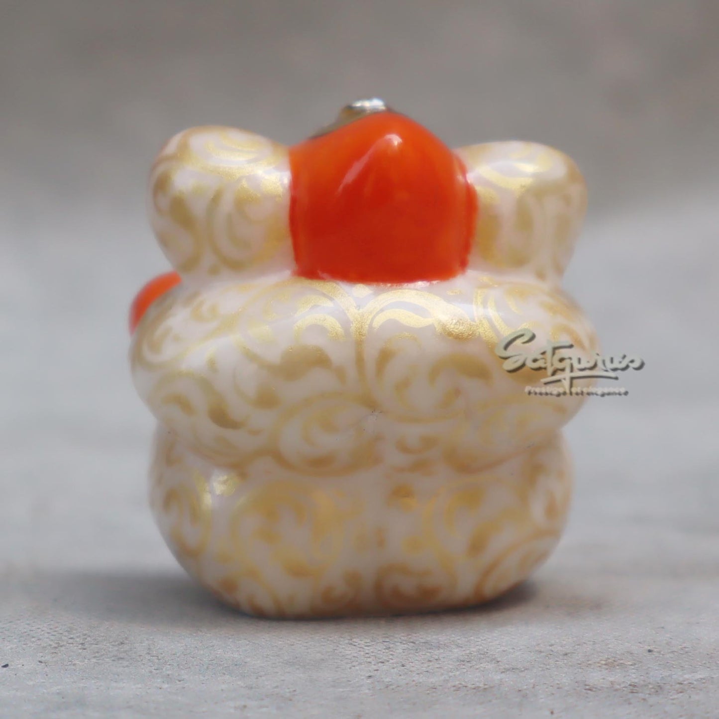 Appu Ganesha Zari Painting / Small by Satgurus