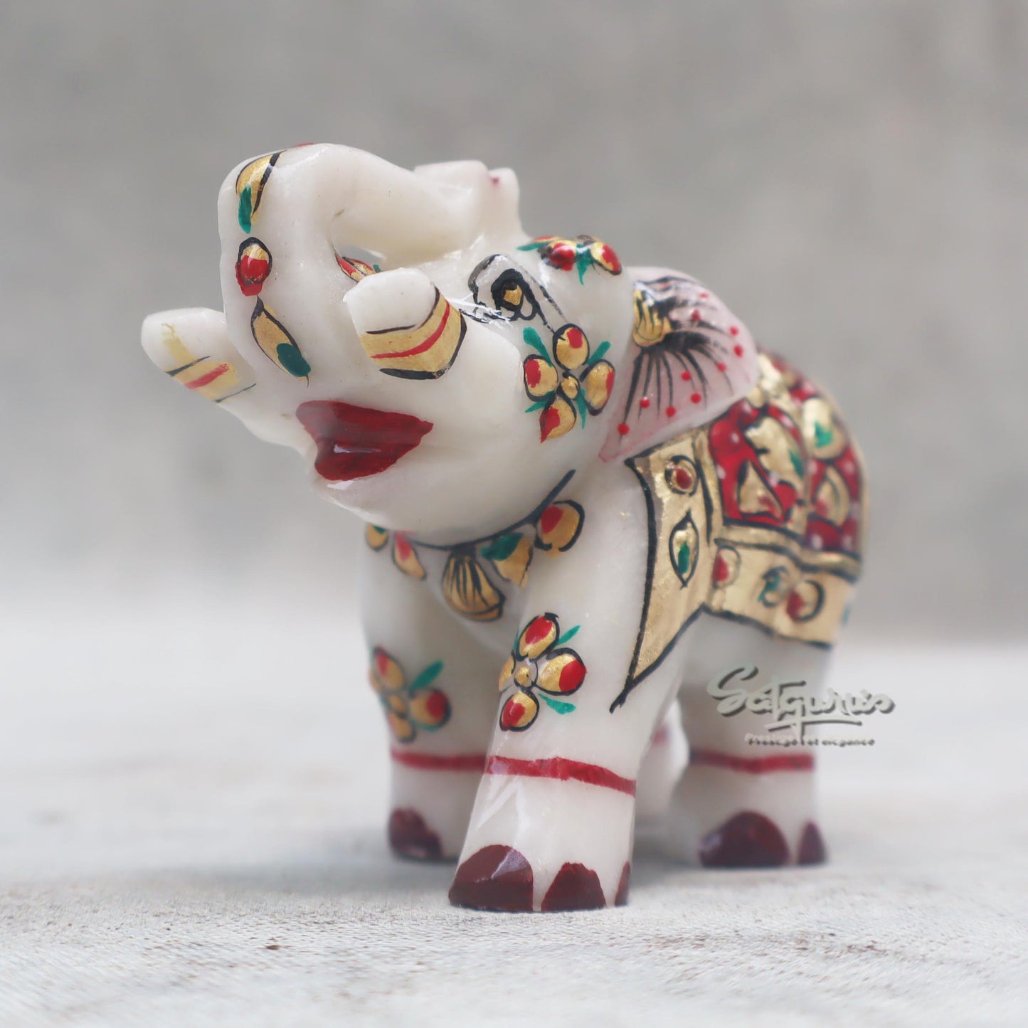 Painted Elephant Statue by Satgurus