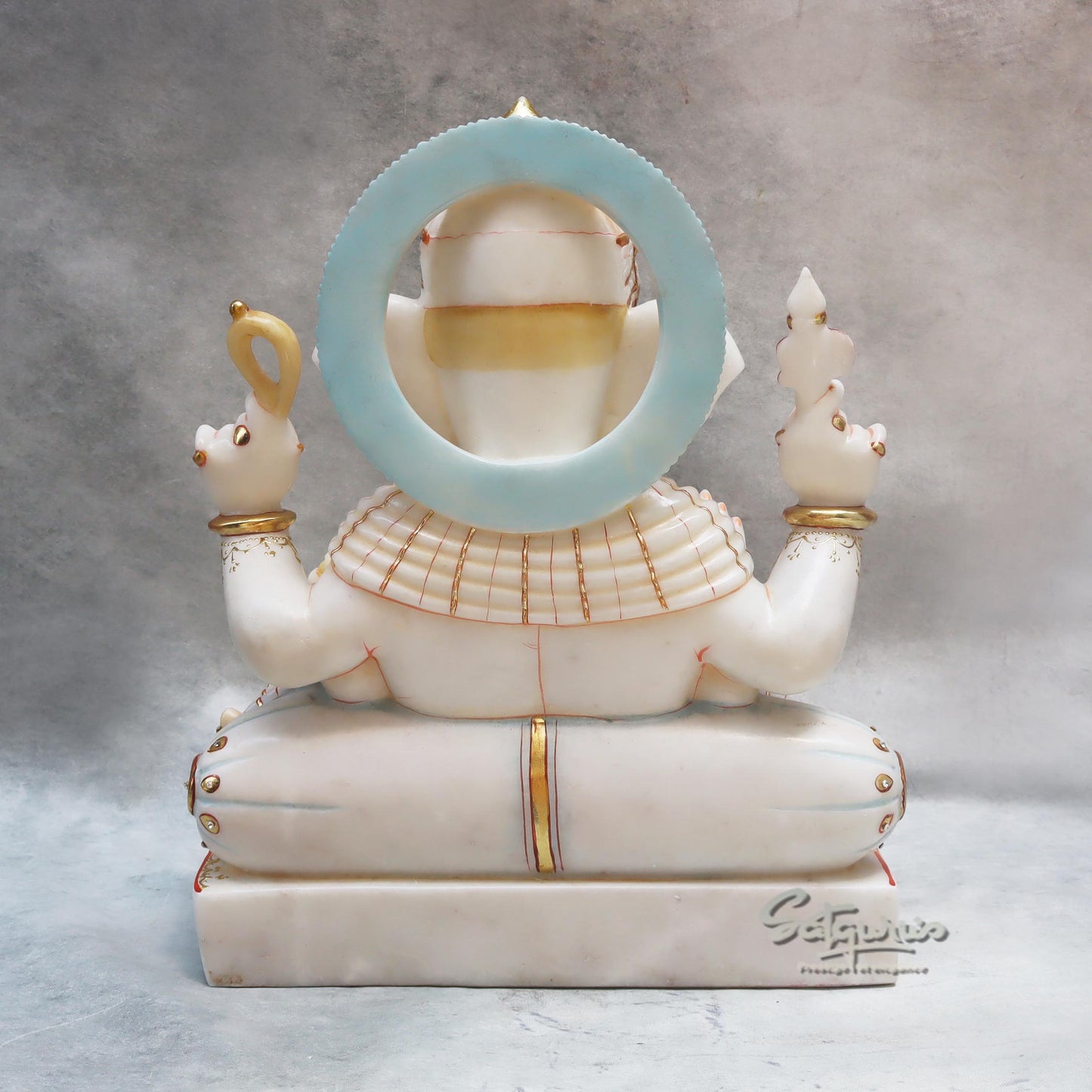Ganesha Idol Seated by Satgurus