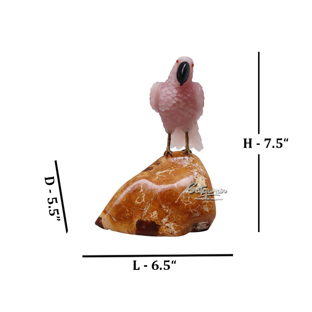 Semi Precious Stone Parrot by Satgurus