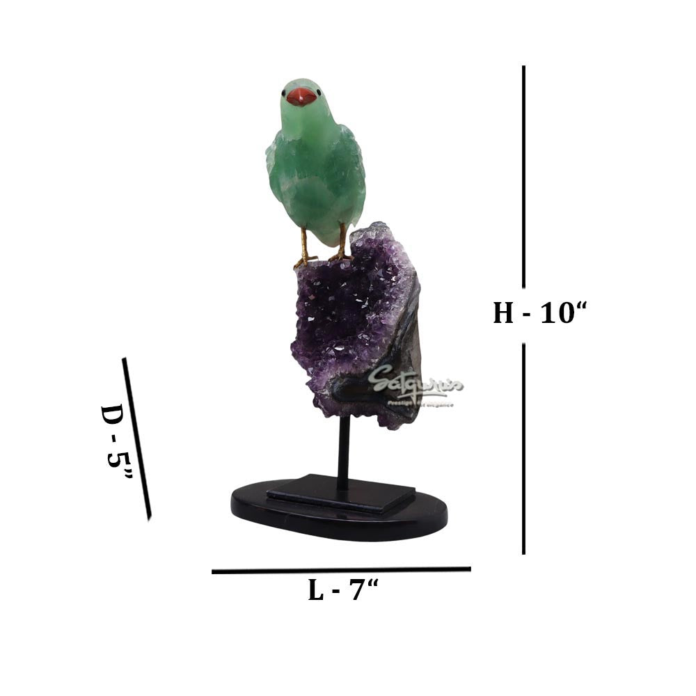 Semi Precious Stone Bird by Satgurus